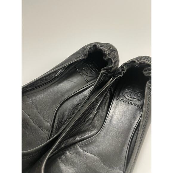 Tory Burch Minnie Travel Ballet Black Size 6.5 - Picture 7 of 7